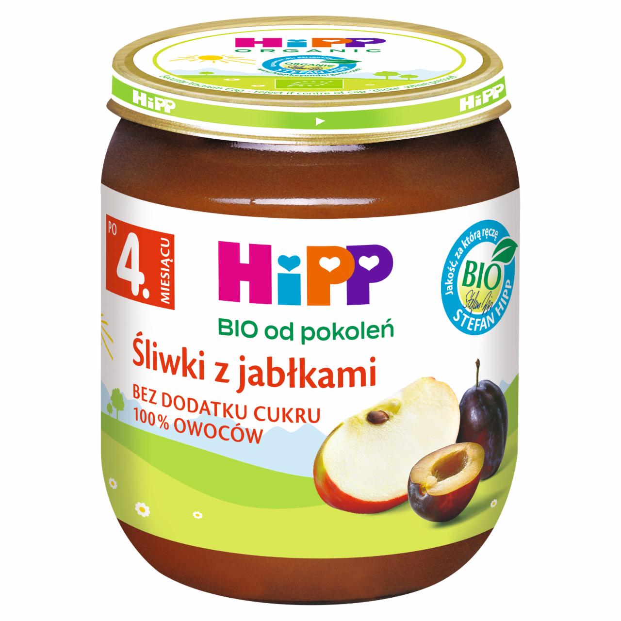 Zdjęcia - HiPP BIO Śliwki z jabłkami po 4. miesiącu 125 g