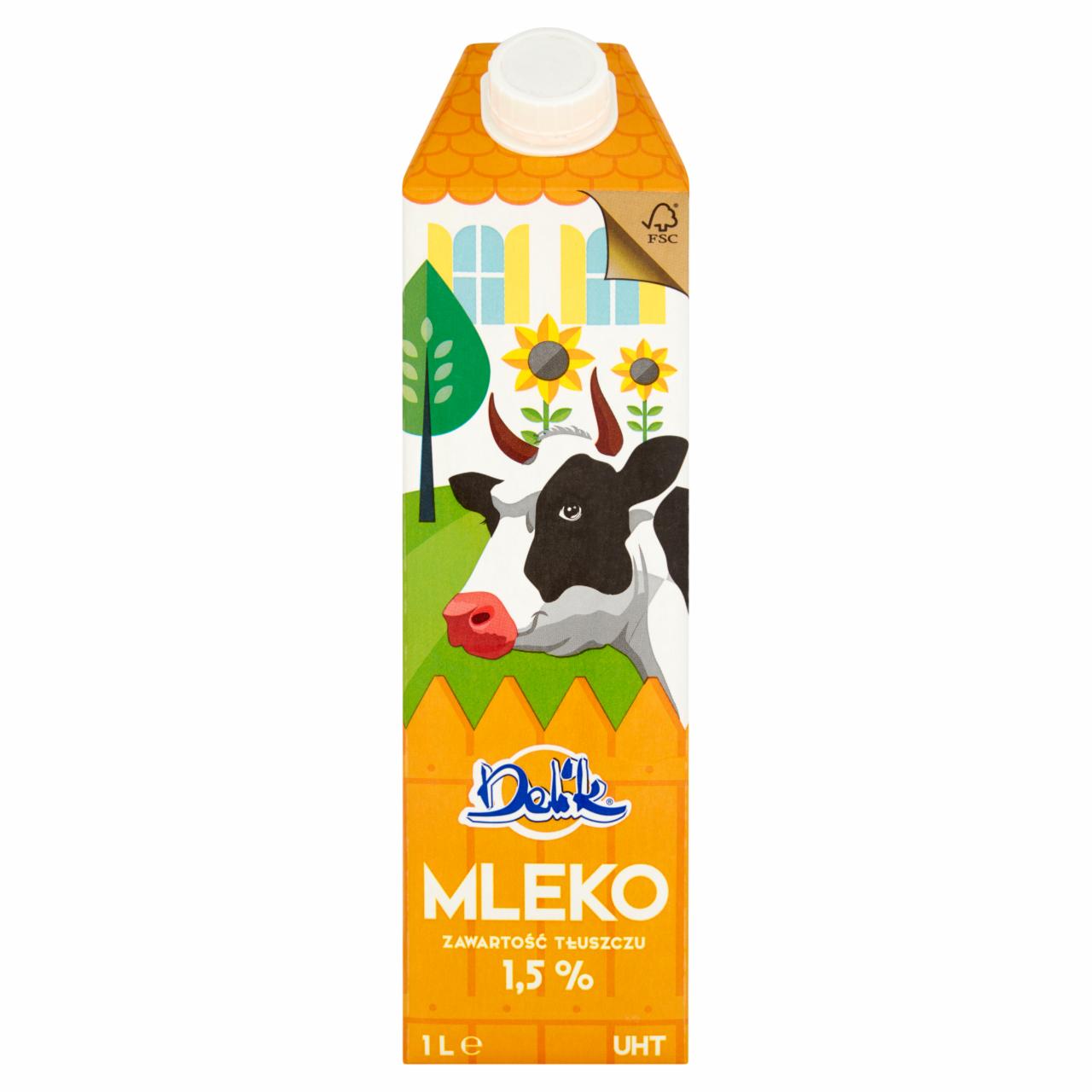 Zdjęcia - Delik Mleko UHT 1,5% 1 l