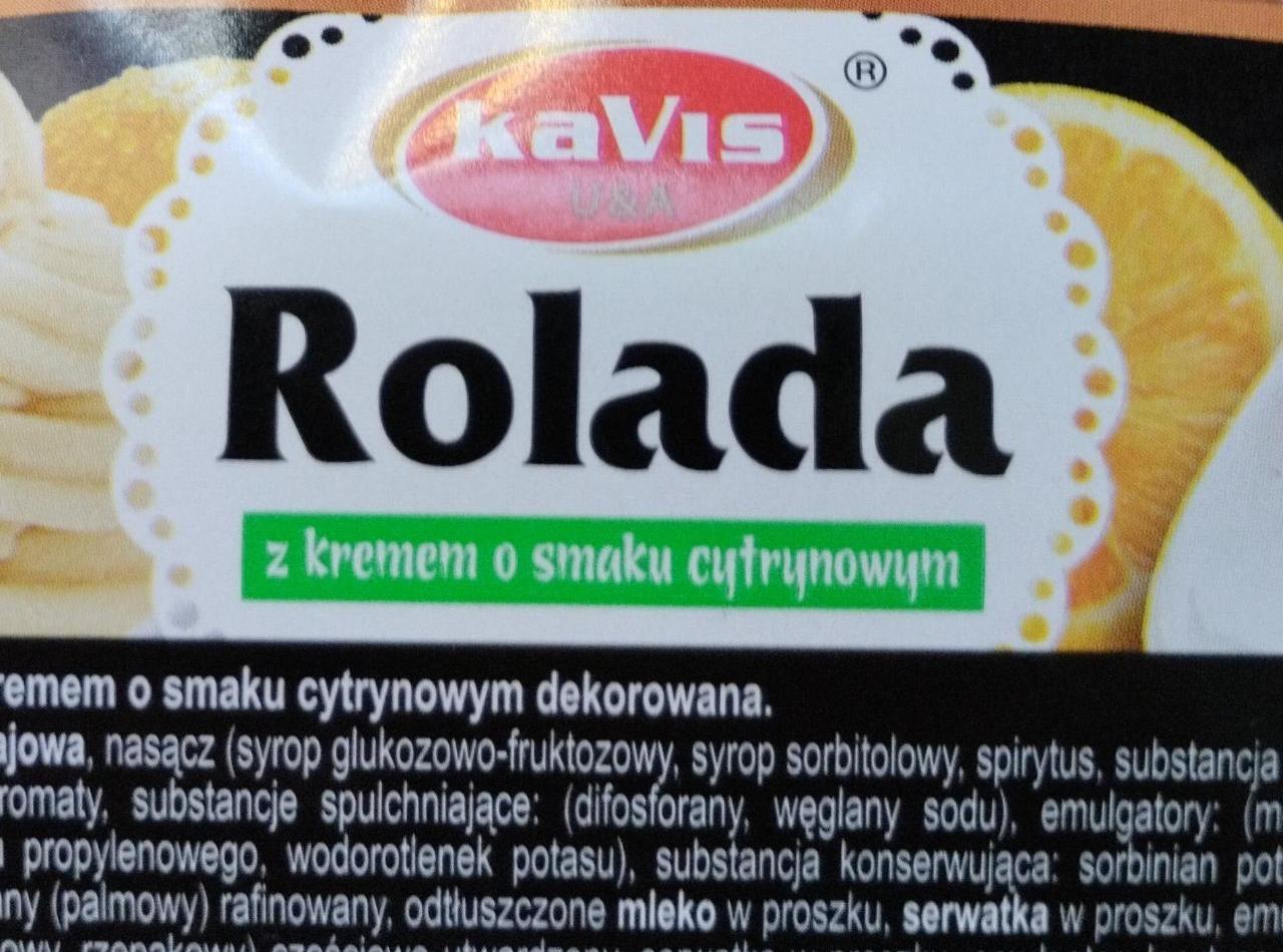 Zdjęcia - Rolada z kremem o smaku cytrynowym KaVis