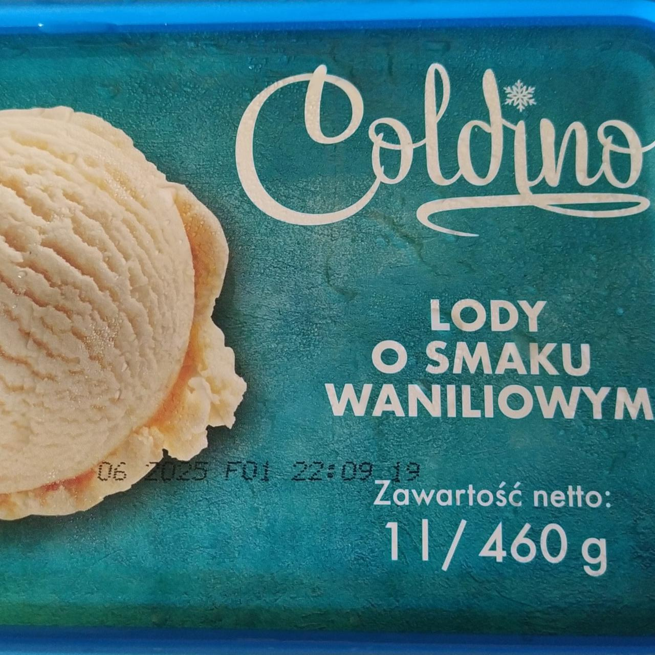 Zdjęcia - Lody o smaku waniliowym Coldino