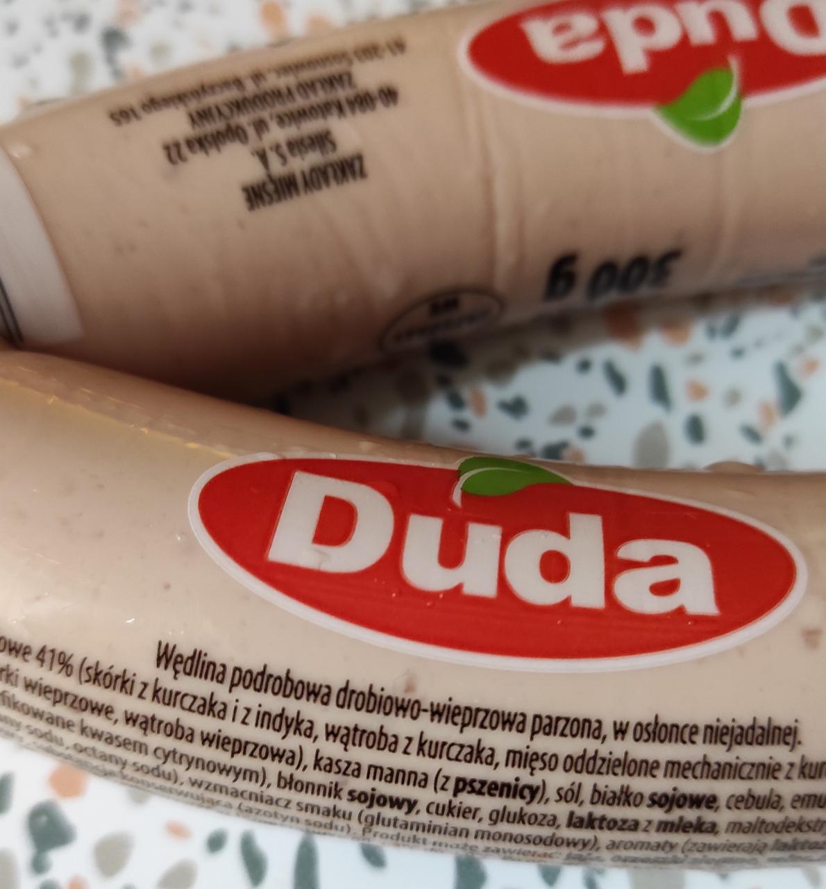 Zdjęcia - Pasztetowa drobiowa z dodatkiem wieprzowiny Duda