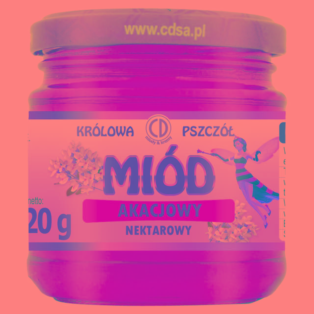 Zdjęcia - Królowa Pszczół Miód akacjowy nektarowy 220 g