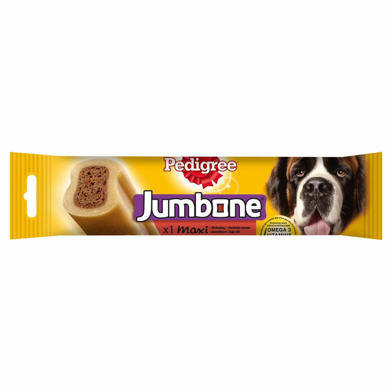 Zdjęcia - Pedigree Jumbone Maxi Karma uzupełniająca z wołowiną 210 g