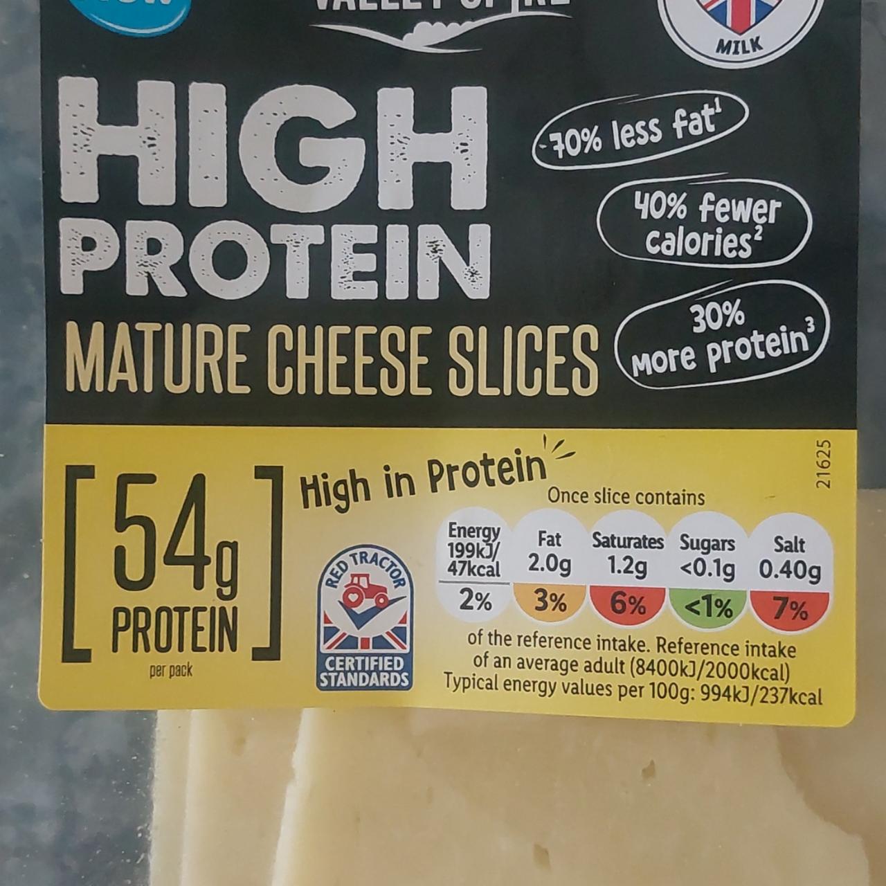 Zdjęcia - High protein Mature cheese slices Valley Spire