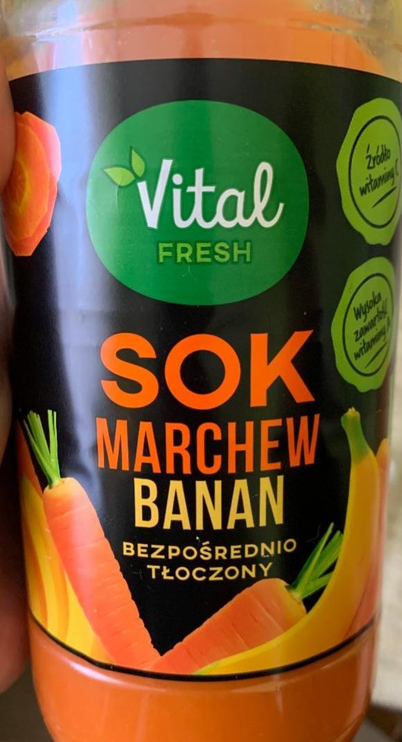 Zdjęcia - Sok marchew banan Vital fresh