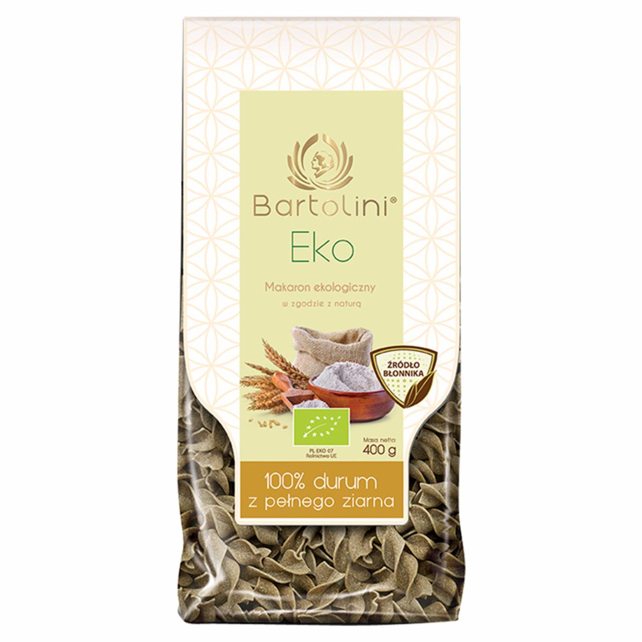 Zdjęcia - Bartolini Eko Makaron ekologiczny 100% durum z pełnego ziarna Świderek nr 3 400 g