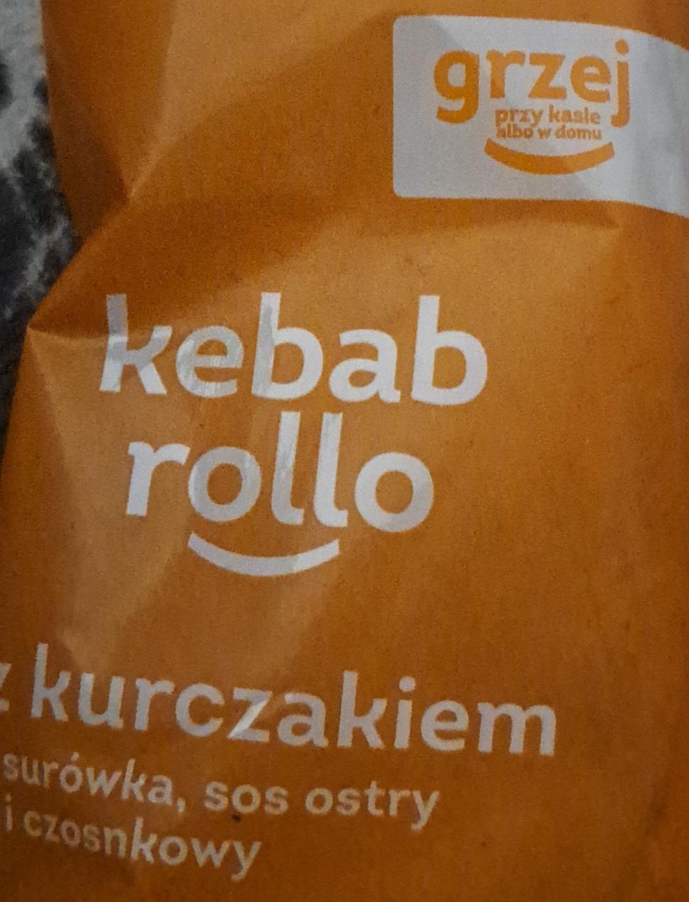 Zdjęcia - Kebab rollo z kurczakiem żabka