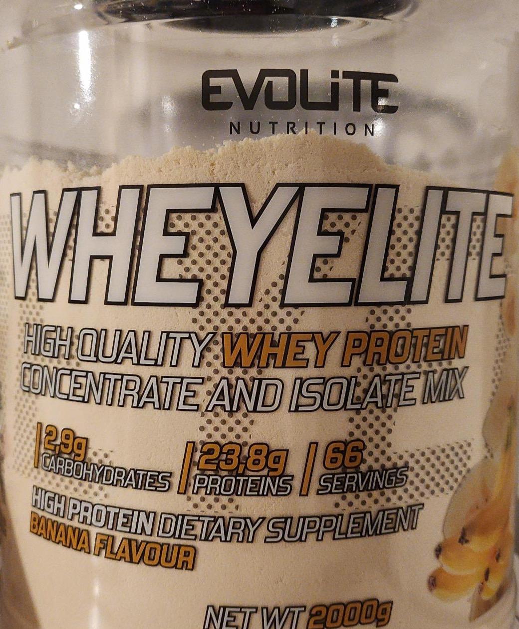 Zdjęcia - Wheyelite Banana flavour Evolite Nutrition