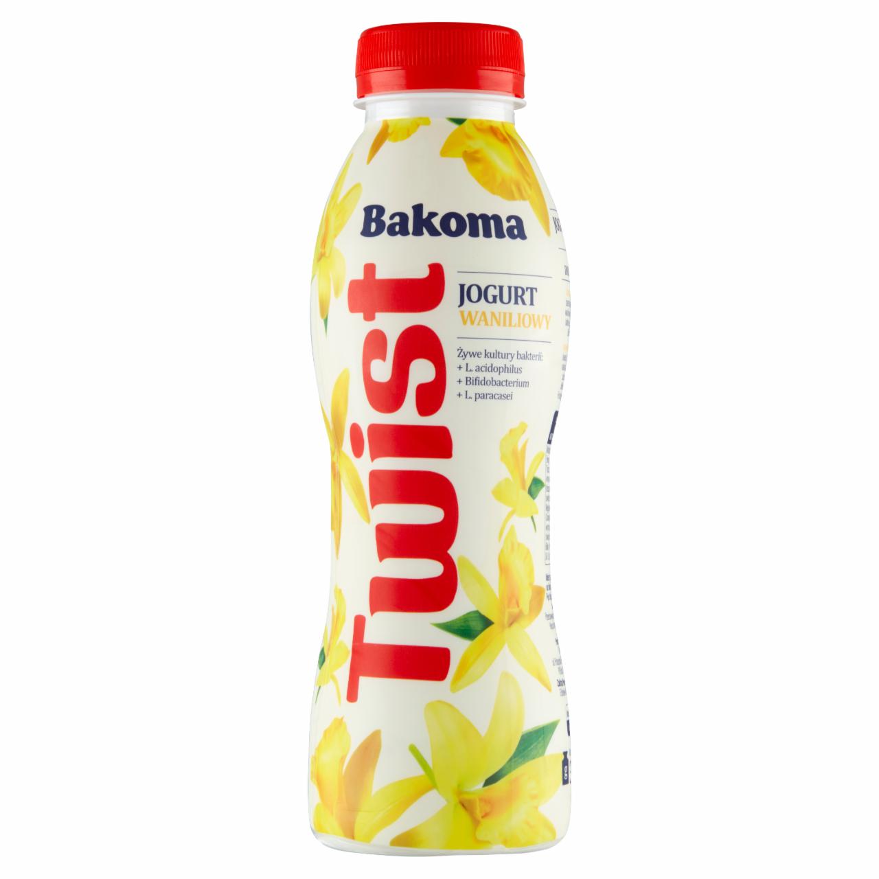 Zdjęcia - Bakoma Twist Jogurt waniliowy 370 g