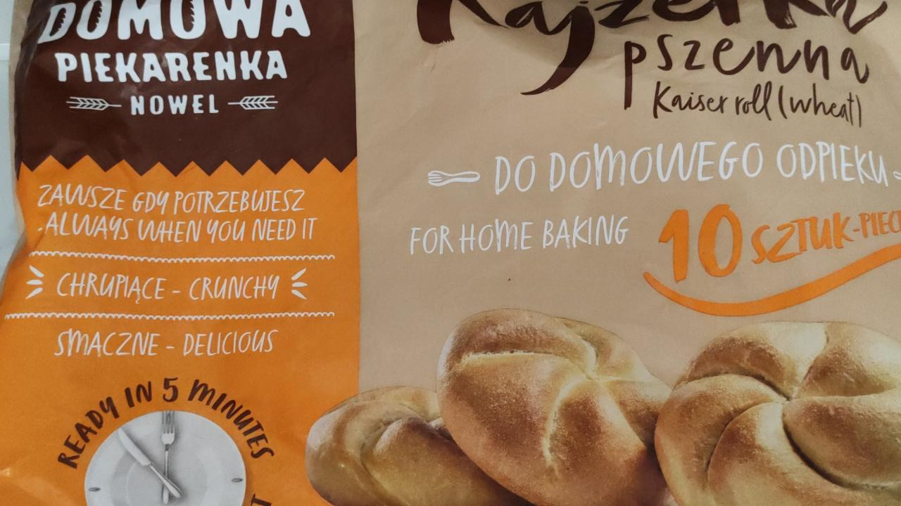 Zdjęcia - Nowel Domowa Piekarenka Kajzerka pszenna 600 g (10 x 60 g)