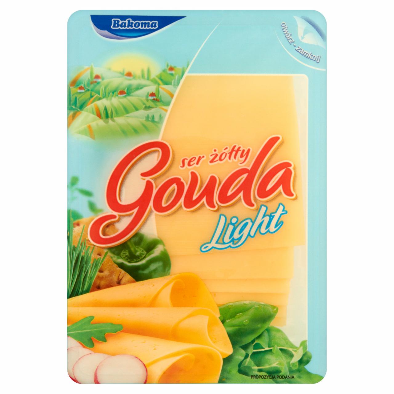 Zdjęcia - Bakoma Ser żółty Gouda Light 150 g