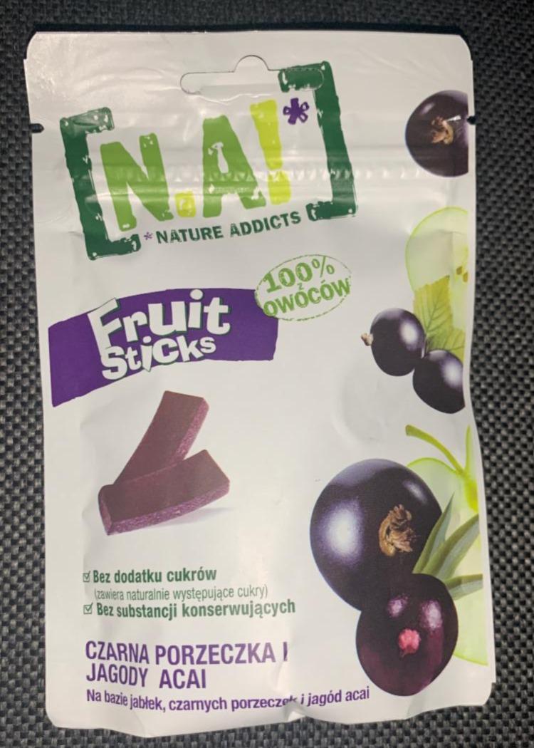 Zdjęcia - Fruit Sticks Czarna porzeczka i jagody acai N.A!