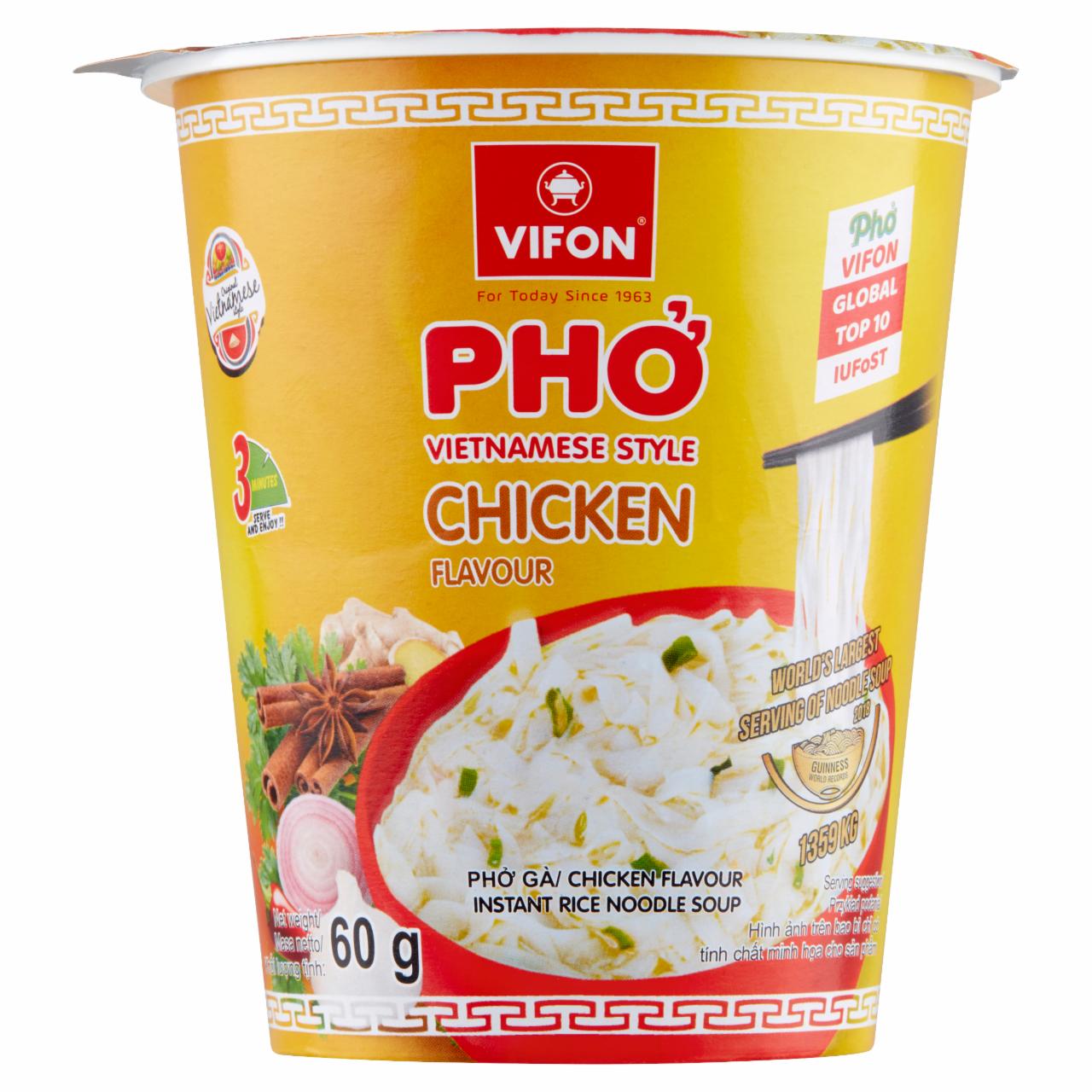 Zdjęcia - Vifon Wietnamska zupa Pho o smaku kurczaka 60 g