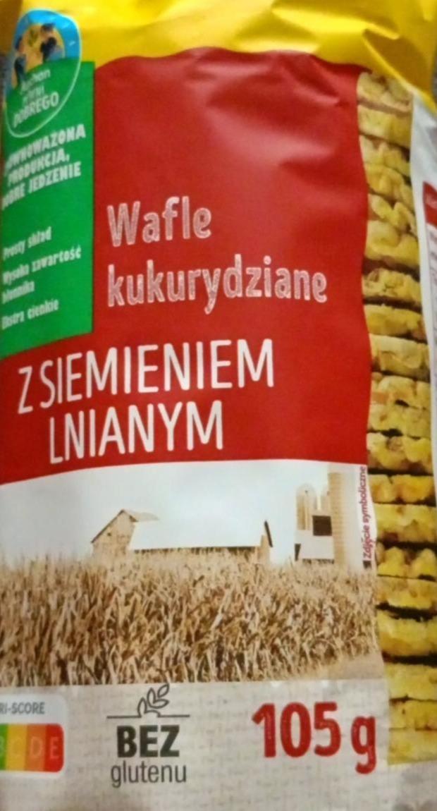 Zdjęcia - Wafle kukurydziane z siemieniem lnianym Auchan