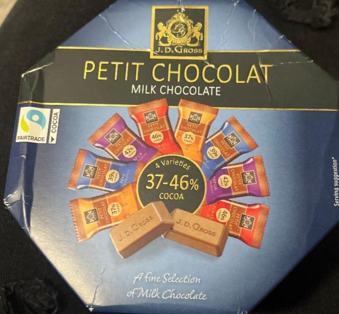 Zdjęcia - Petit Chocolat Milk chocolate J.D.Gross