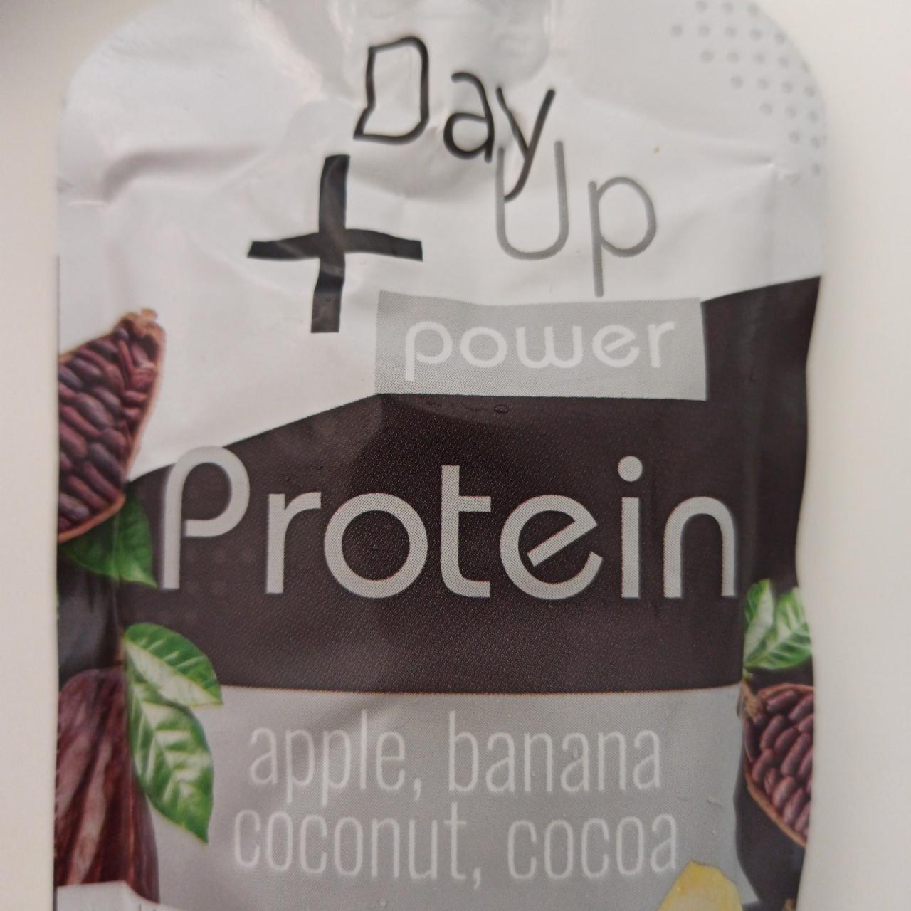 Zdjęcia - Power protein apple banana coconut cocoa Day up