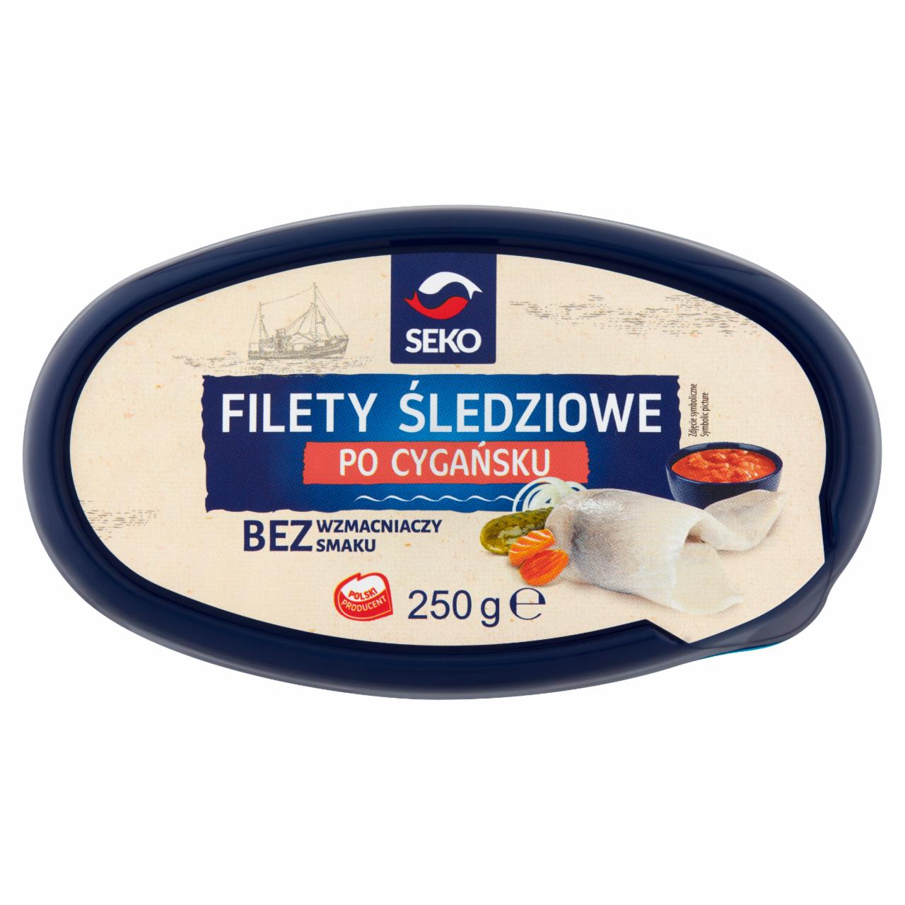 Zdjęcia - Seko Filety śledziowe po cygańsku 250 g