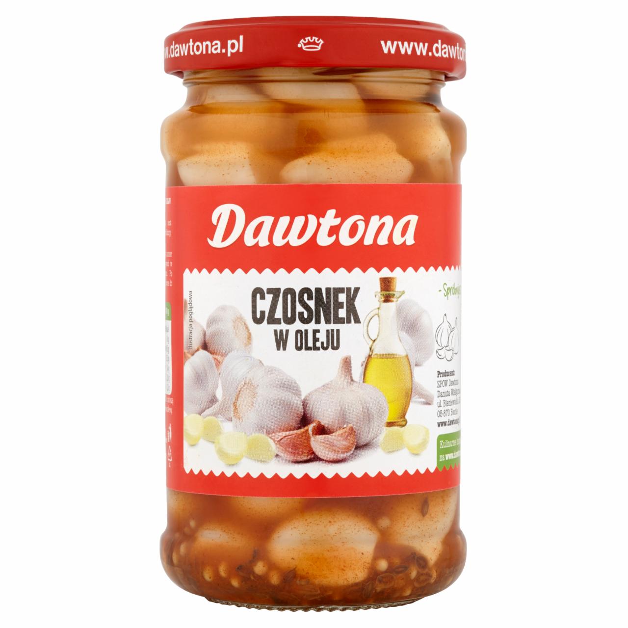 Zdjęcia - Dawtona Czosnek w oleju 230 g