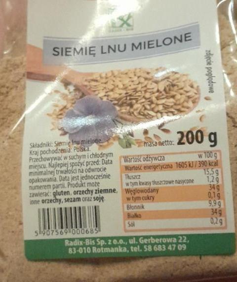 Zdjęcia - Radix siemię lnu mielone