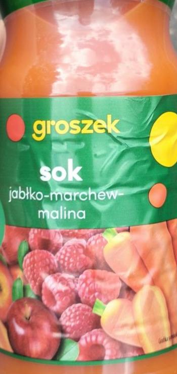 Zdjęcia - Sok jabłko malina groszek