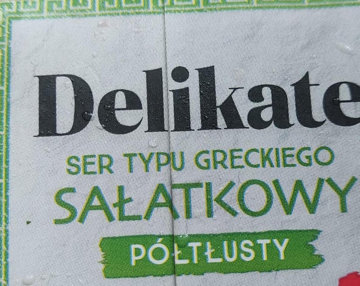 Zdjęcia - Ser typu greckiego sałatkowy półtłusty Delikate
