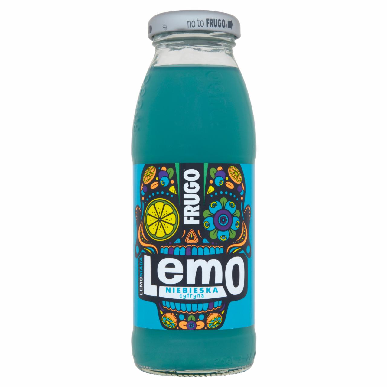 Zdjęcia - Frugo Lemo Lemoniada Niebieska cytryna Napój niegazowany 250 ml