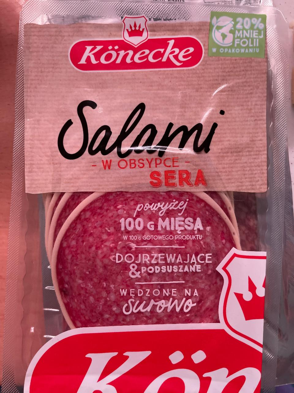 Zdjęcia - Salami w obsypce sera Konecke