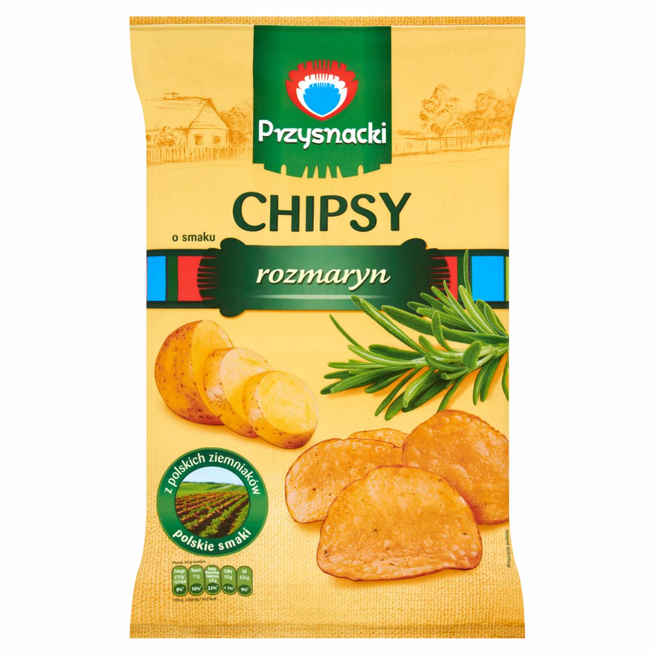 Zdjęcia - Przysnacki Chipsy o smaku rozmaryn 135 g
