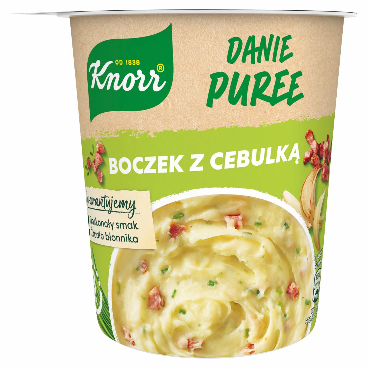 Zdjęcia - Danie Puree Boczek z cebulką Knorr