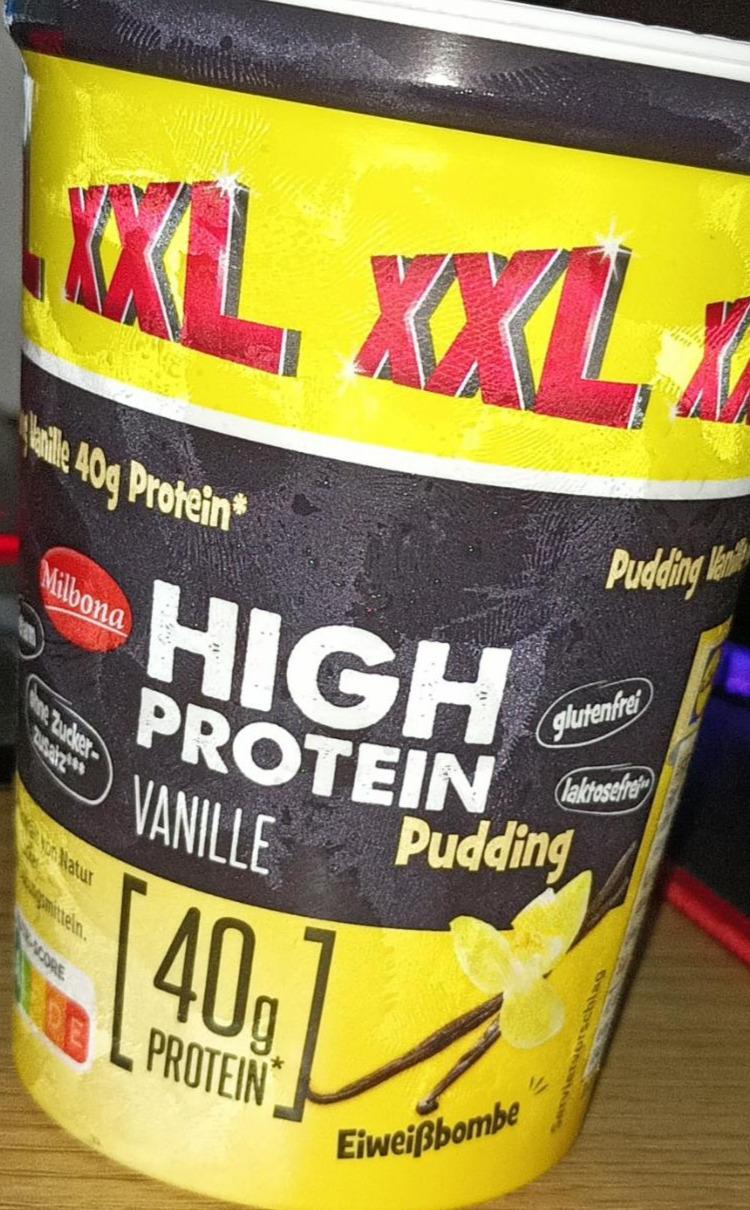 Zdjęcia - High protein vanille pudding Milbona