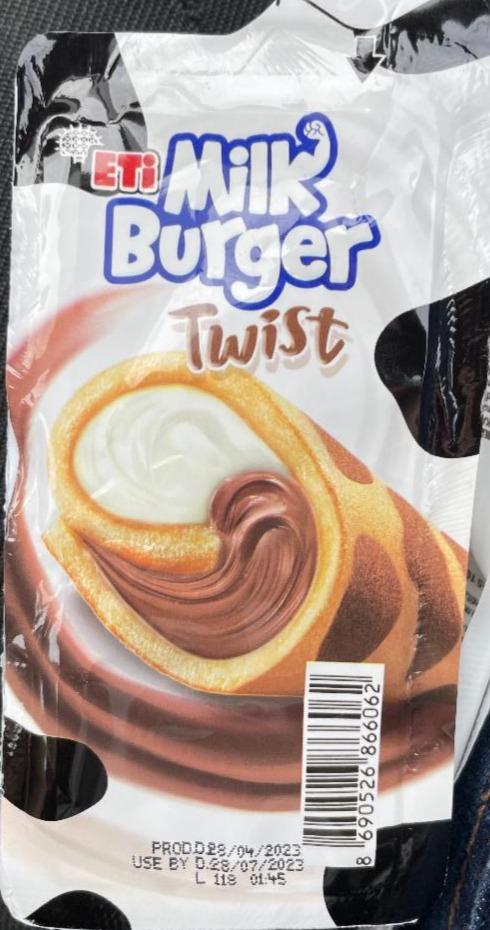 Zdjęcia - Milk burger Twisr Eti