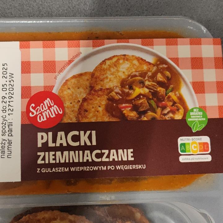 Zdjęcia - Placki ziemniaczane z gulaszem wieprzowym po węgiersku Szam amm