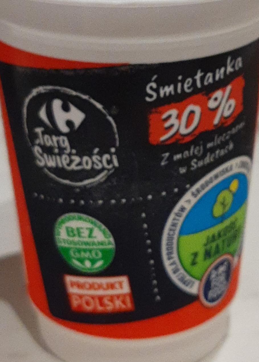 Zdjęcia - Śmietanka 30% Carrefour Targ Świeżości