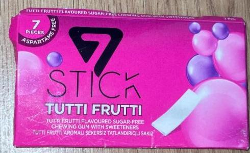 Zdjęcia - Tutti frutti chewing gum gumy do żucia Stick