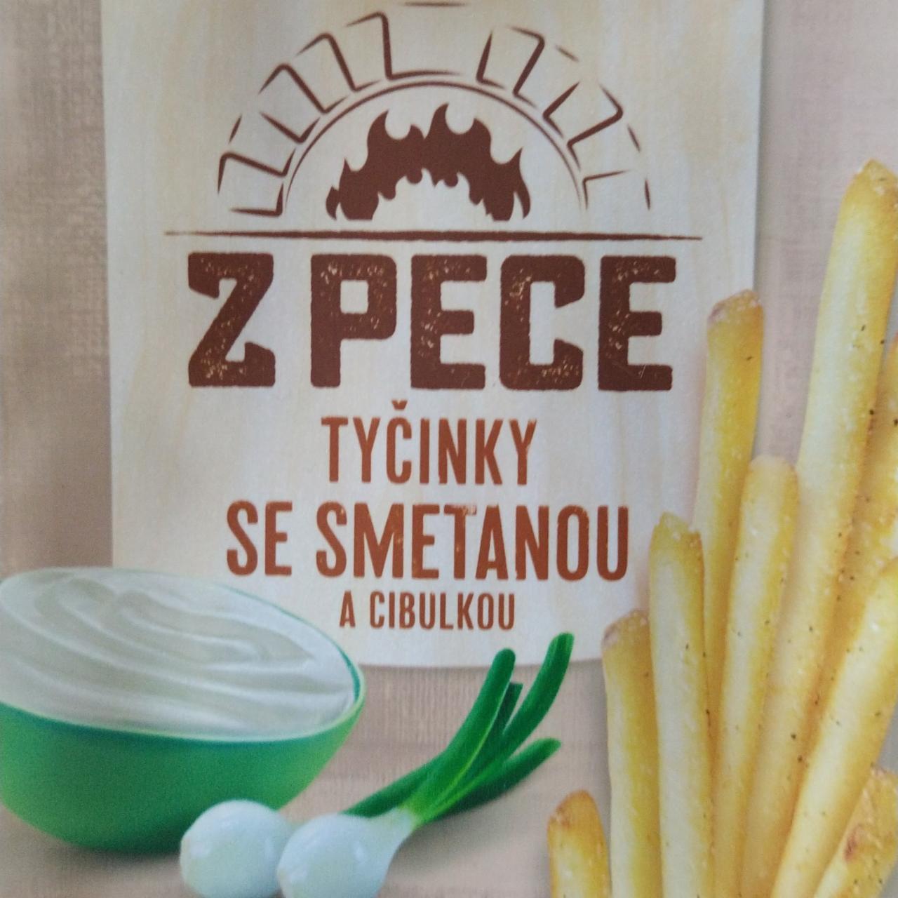 Zdjęcia - Tyčinky se smetanou a cibulkou Z pece