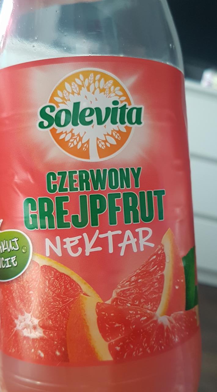 Zdjęcia - czerwony grejpfrut nektar Solevita