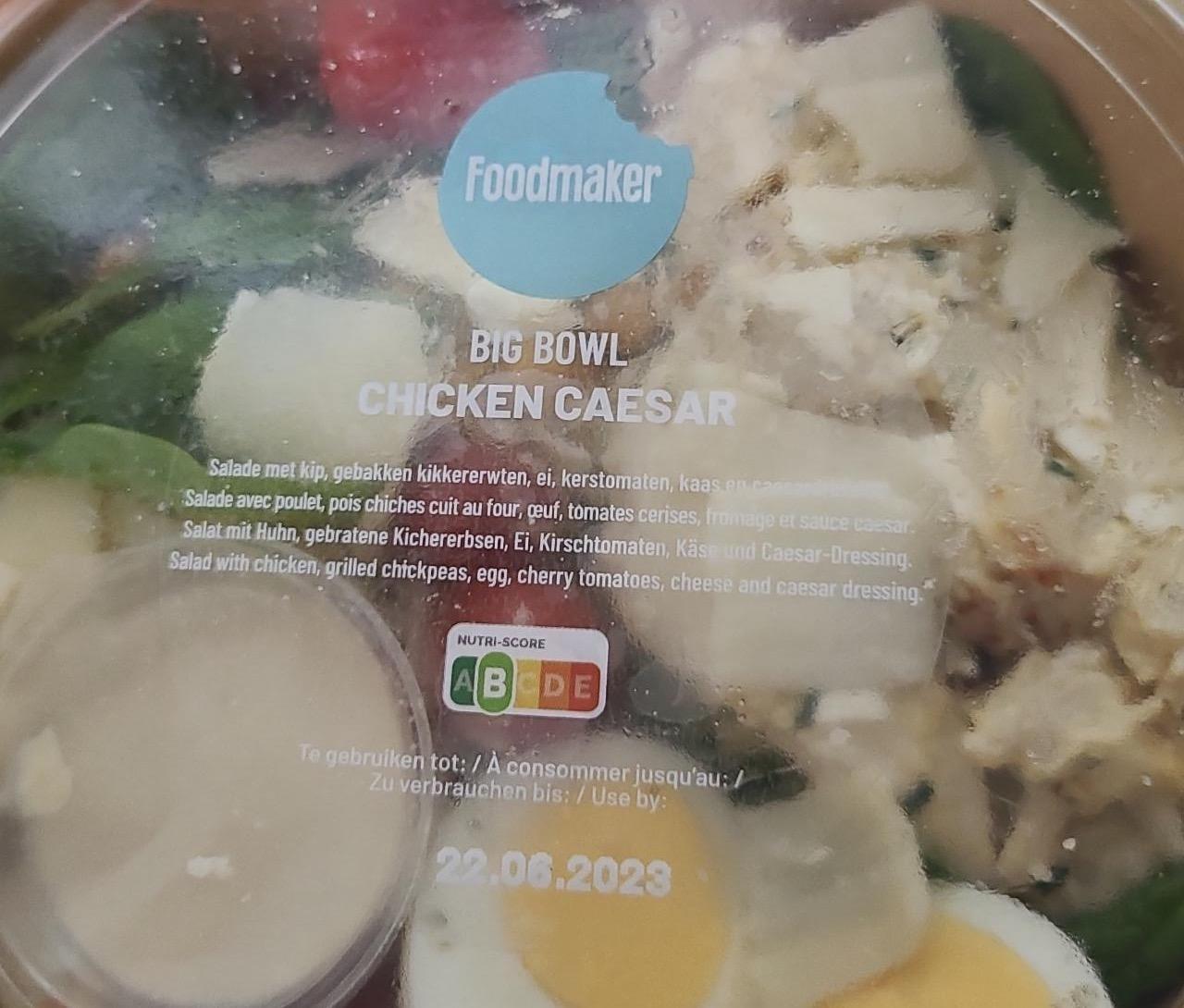 Zdjęcia - Big bowl Chicken caesar Foodmaker Lidl