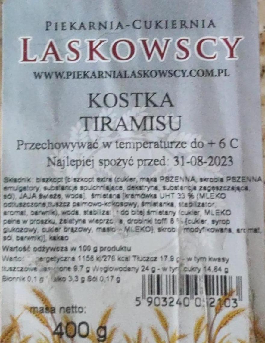 Zdjęcia - kostka tiramisu Piekarnia-Cukiernia Laskowscy