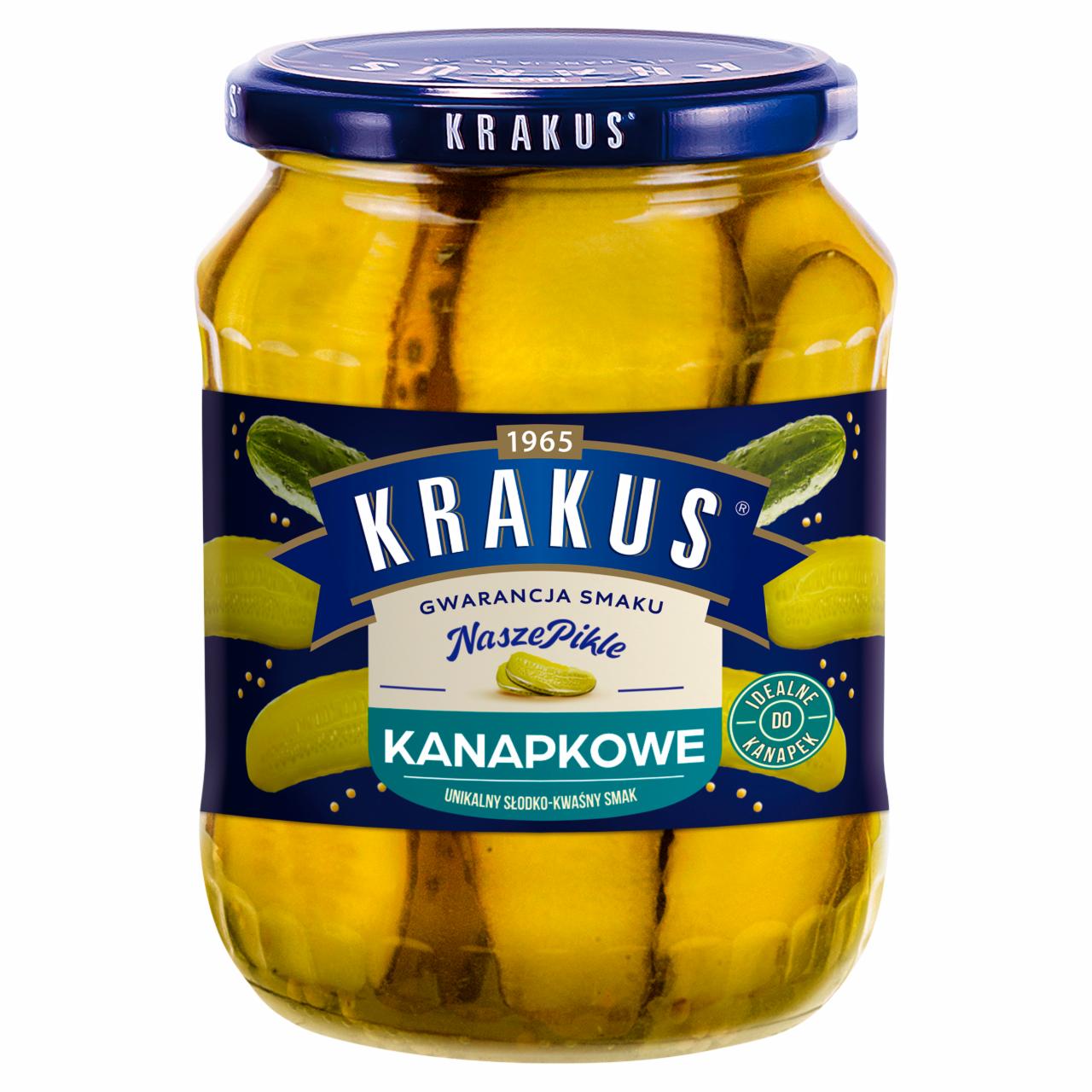 Zdjęcia - Krakus Ogórki konserwowe kanapkowe 670 g