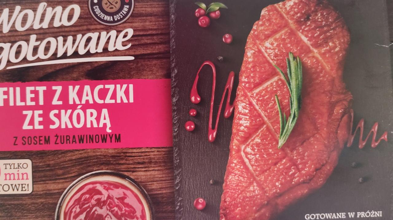 Zdjęcia - filet z kaczki ze skórą wolno gotowane