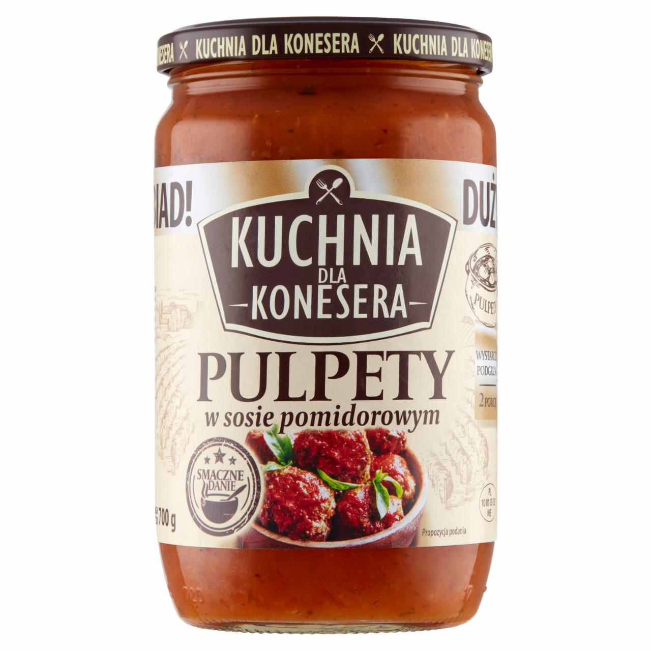 Zdjęcia - Kuchnia dla konesera Pulpety w sosie pomidorowym 700 g