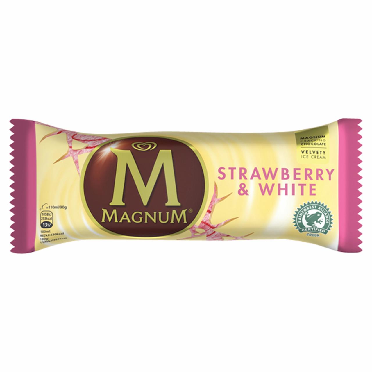 Zdjęcia - Lody Strawberry & White 110 ml Magnum