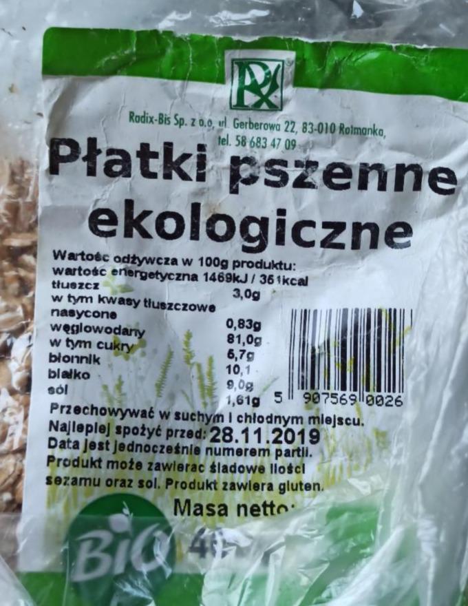 Zdjęcia - płatki pszenne ekologiczne