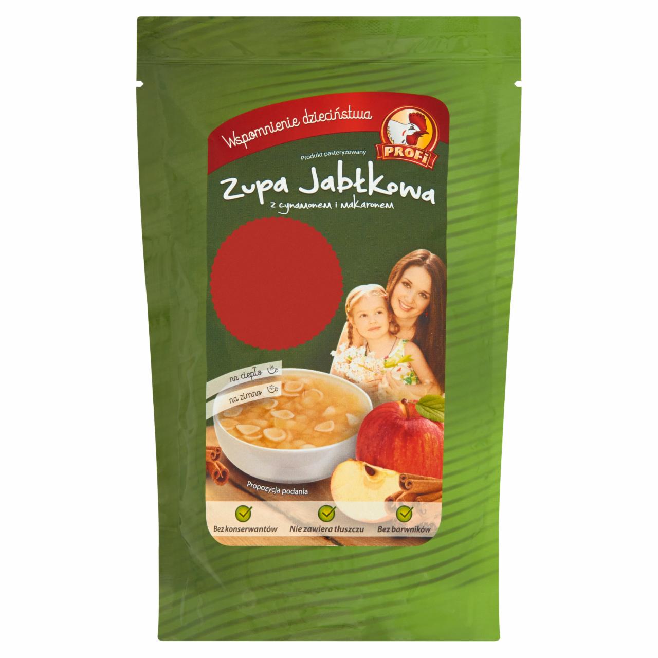 Zdjęcia - Profi Zupa jabłkowa z cynamonem i makaronem 450 g