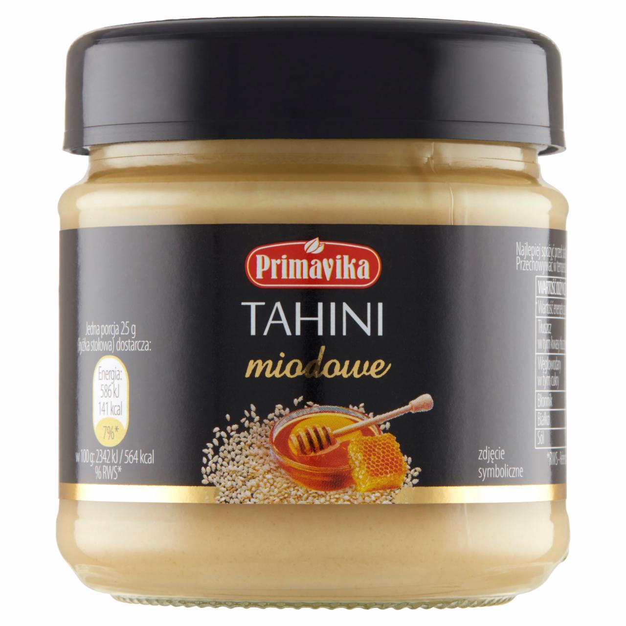 Zdjęcia - Primavika Tahini miodowe 185 g