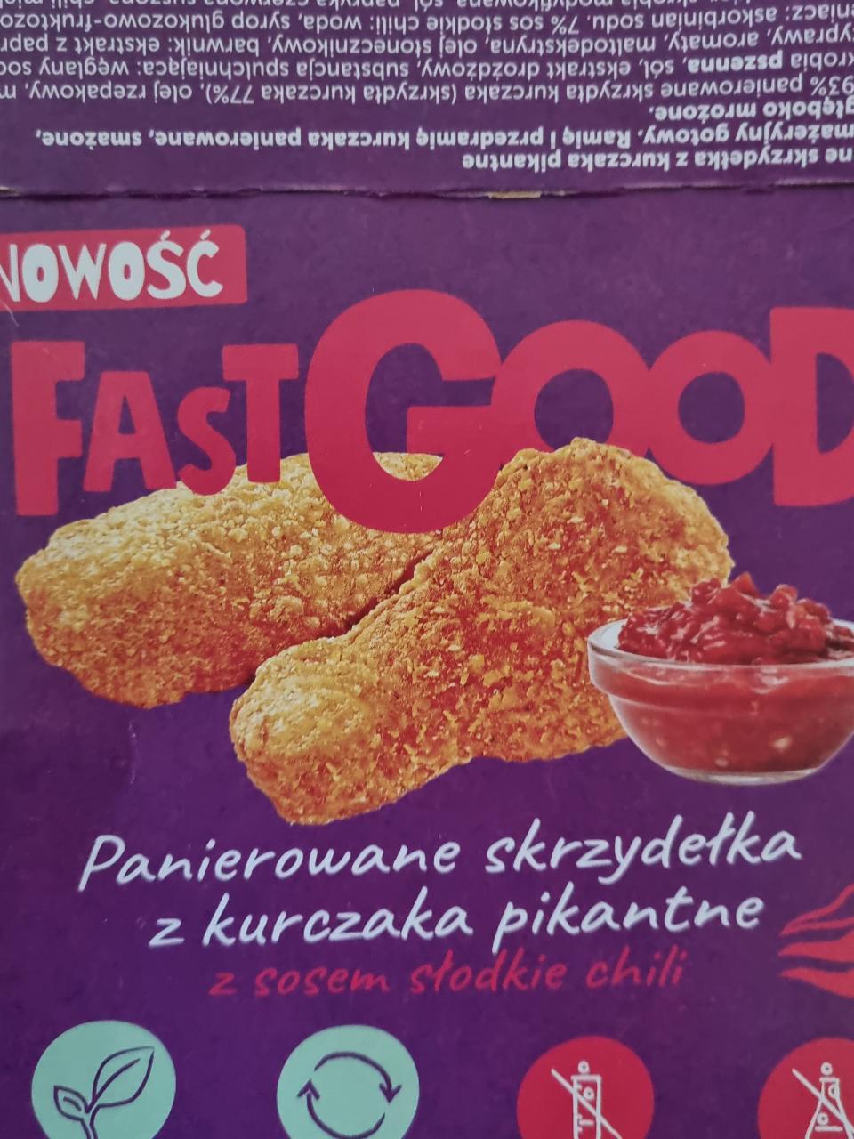 Zdjęcia - panierowane skrzydełka z kurczaka pikantne fastgood