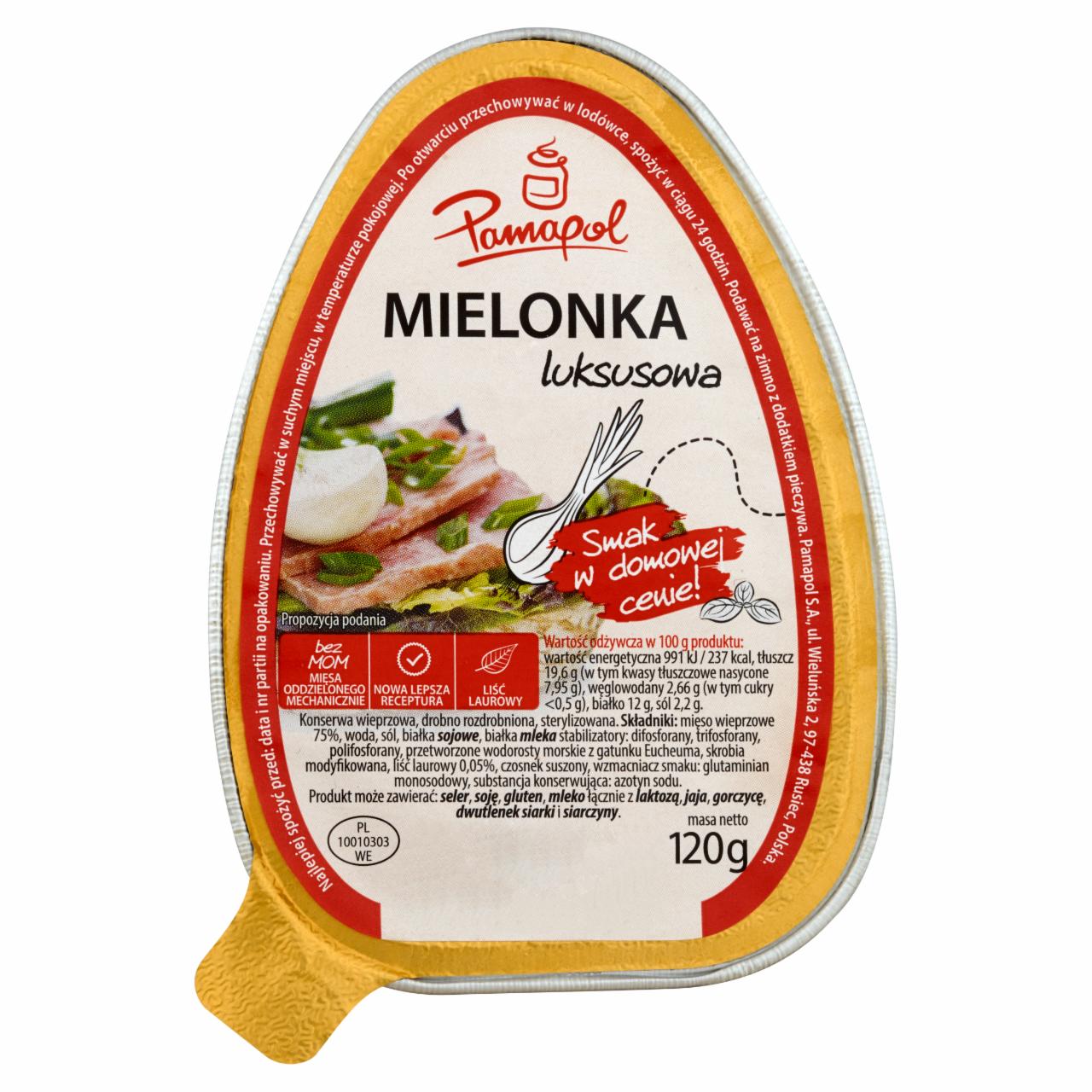 Zdjęcia - Pamapol Mielonka luksusowa 120 g