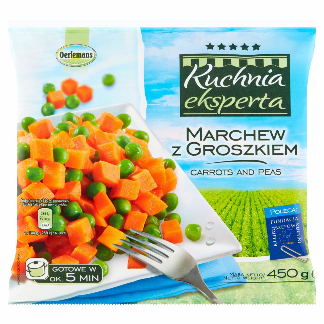 Zdjęcia - Oerlemans Kuchnia eksperta Marchew z groszkiem 450 g