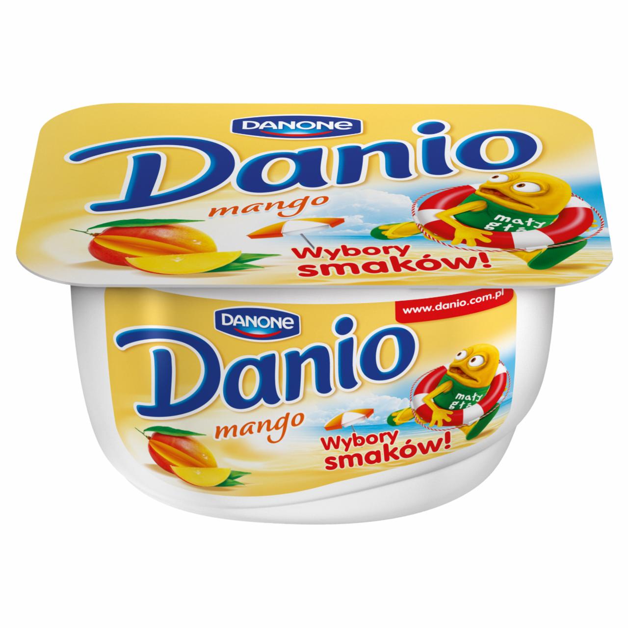 Zdjęcia - Danone Danio mango Serek homogenizowany 140 g