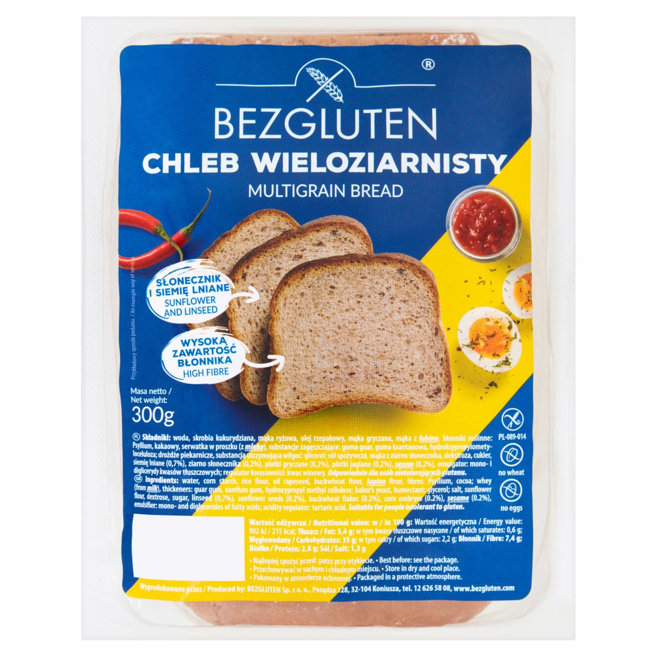 Zdjęcia - Bezgluten Chleb wieloziarnisty 300 g